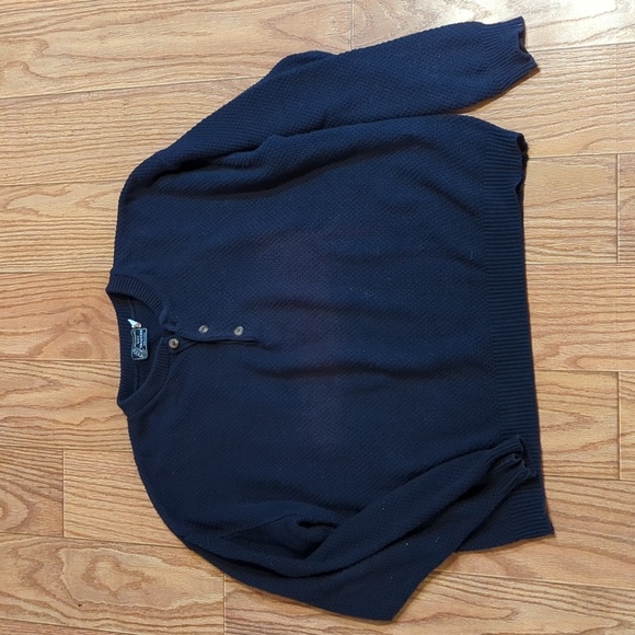 Vintage Peconic Bay Traders fisherman sweater 100% cotton men's size XL - Picture 1 of 4